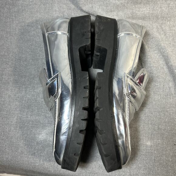 Nine West Garren3 Slip-On Loafers, Silver, Women's 10 M - Picture 9 of 9